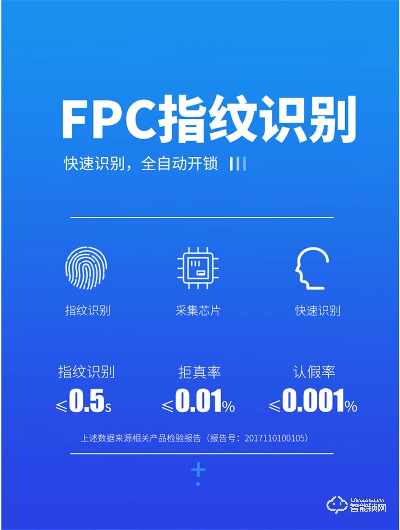 玥玛2022家用指纹密码锁FD-3D1009 全自动智能锁