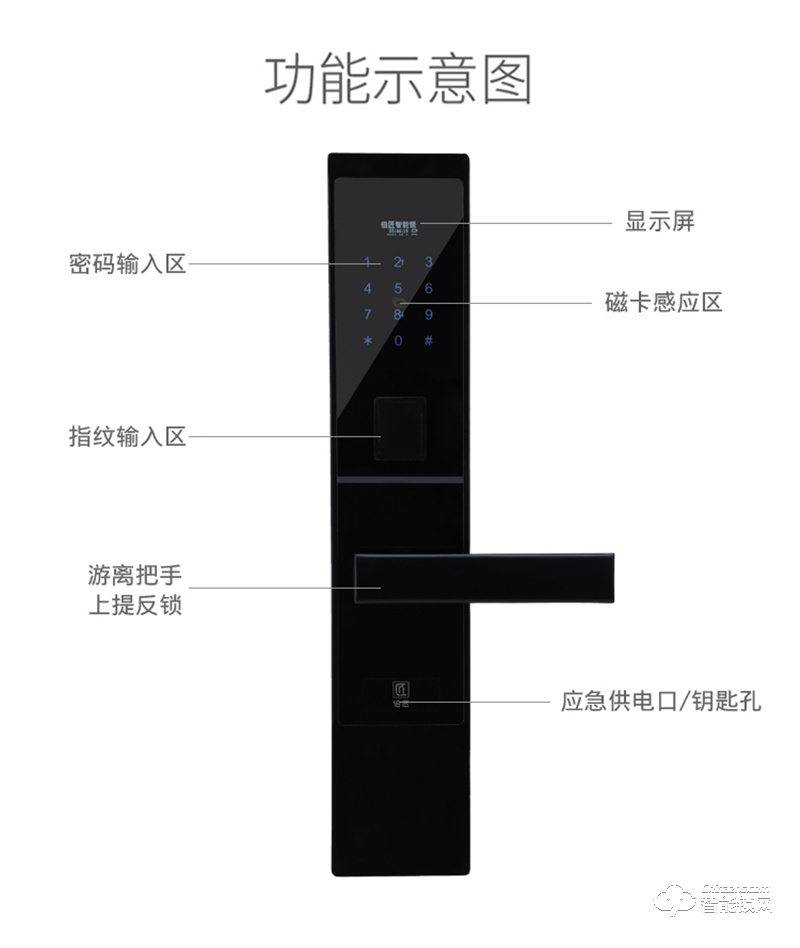 伯匠BJ-301全自动智能锁 家用电子锁