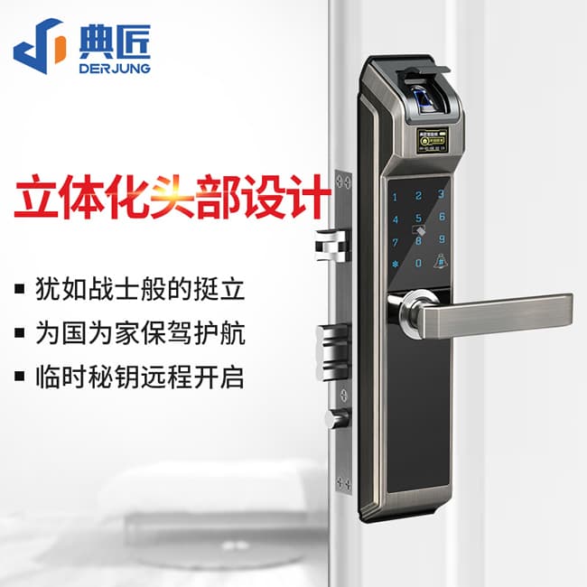 典匠智能锁 D6037头部自动翻盖智能锁