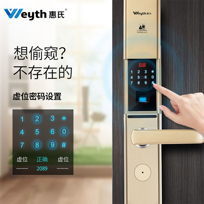 惠氏智能锁 X1手机APP智控房门智能锁