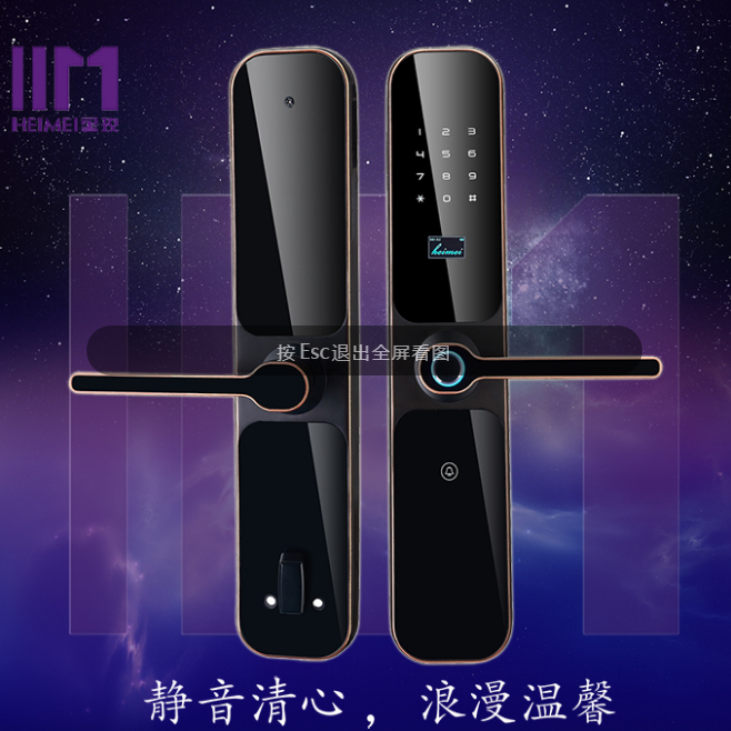 黑玫智能锁 SN-519家用防盗门大门锁刷卡磁卡锁