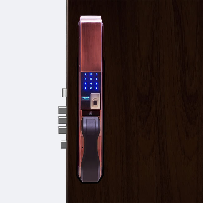 迪诗曼智能锁 X5滑盖密码指纹锁