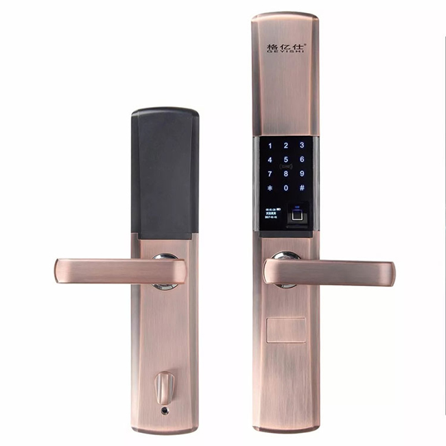 格亿仕智能锁 6099家用半自动滑盖智能锁